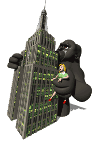 Gif animé King Kong femme